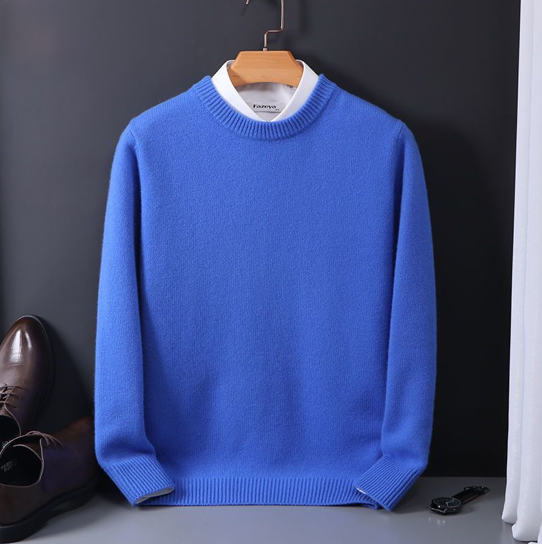 Krohn-e | Strickpullover Wollmischung Klassisch, Warm