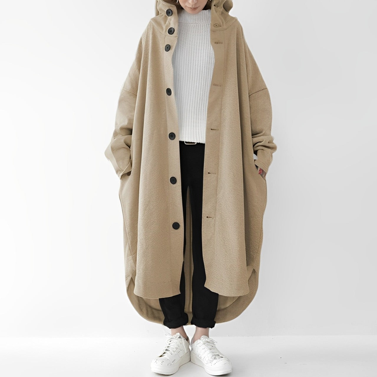Cailyn: Casual, Long Everyday Trench Coat