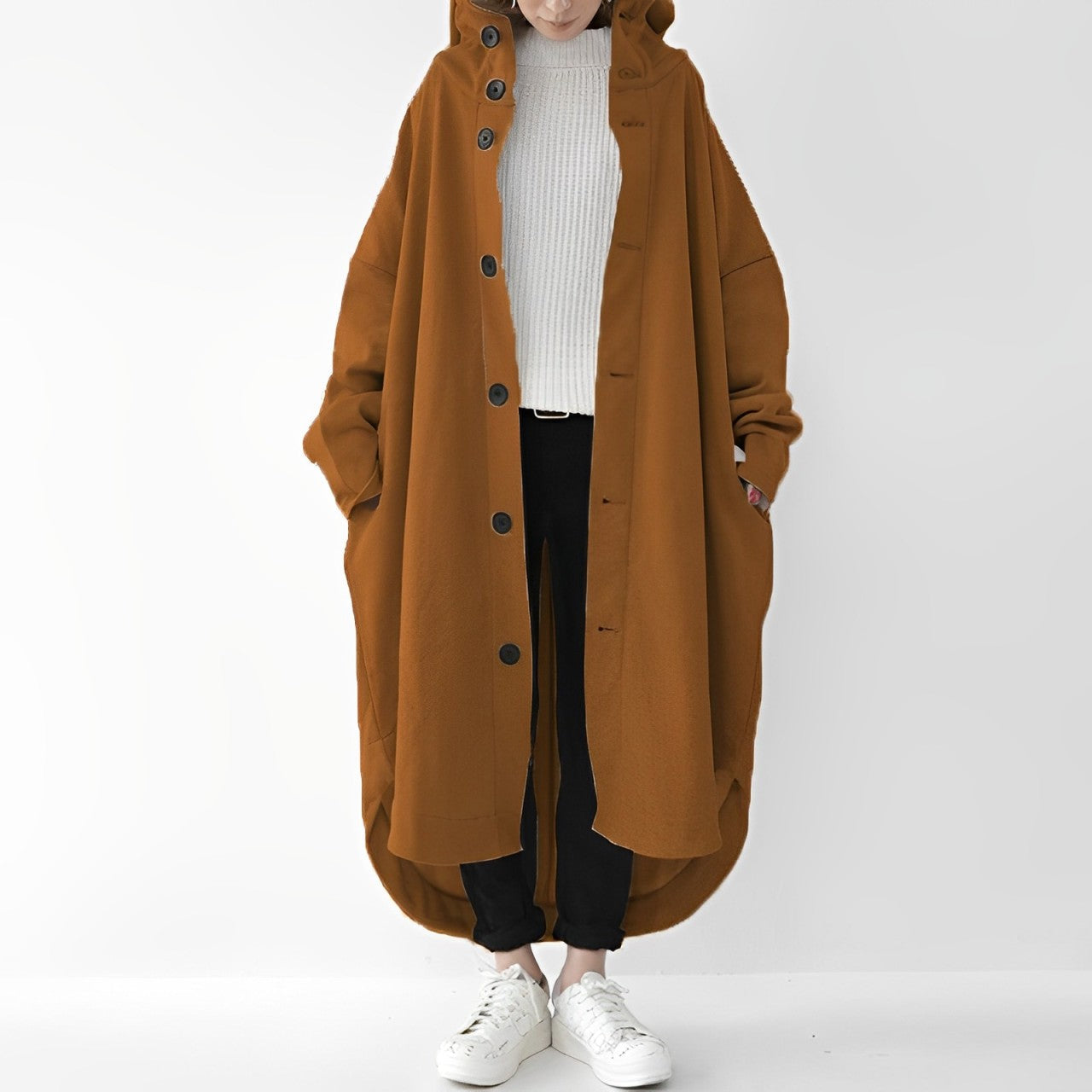 Cailyn: Casual, Long Everyday Trench Coat