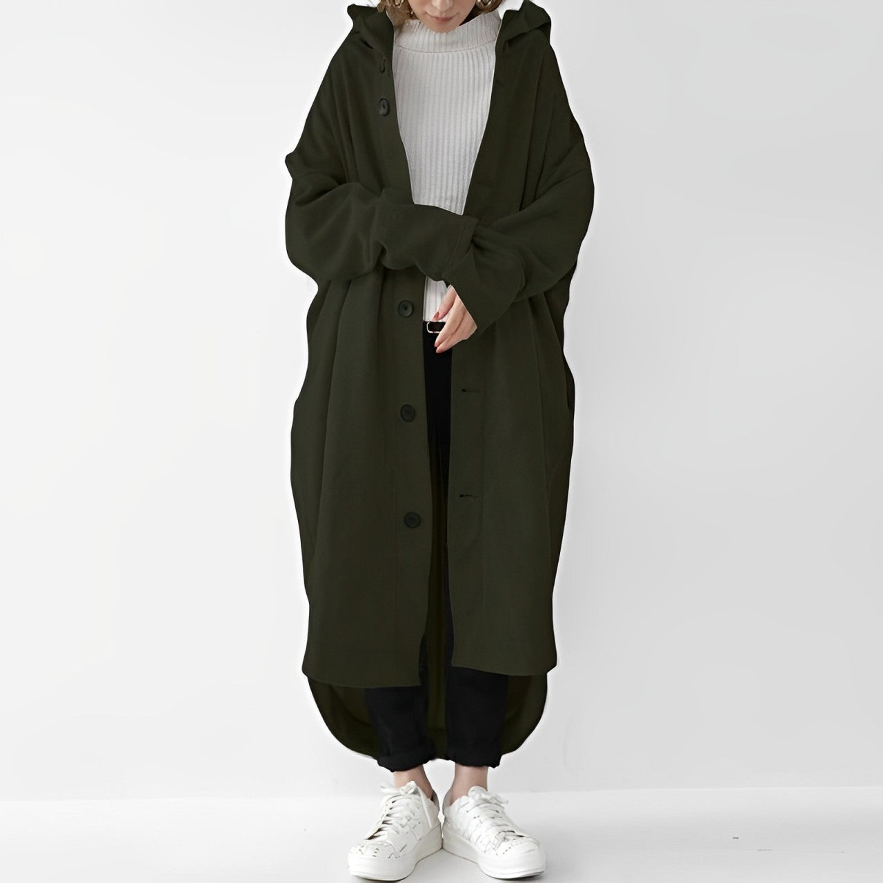 Cailyn: Casual, Long Everyday Trench Coat