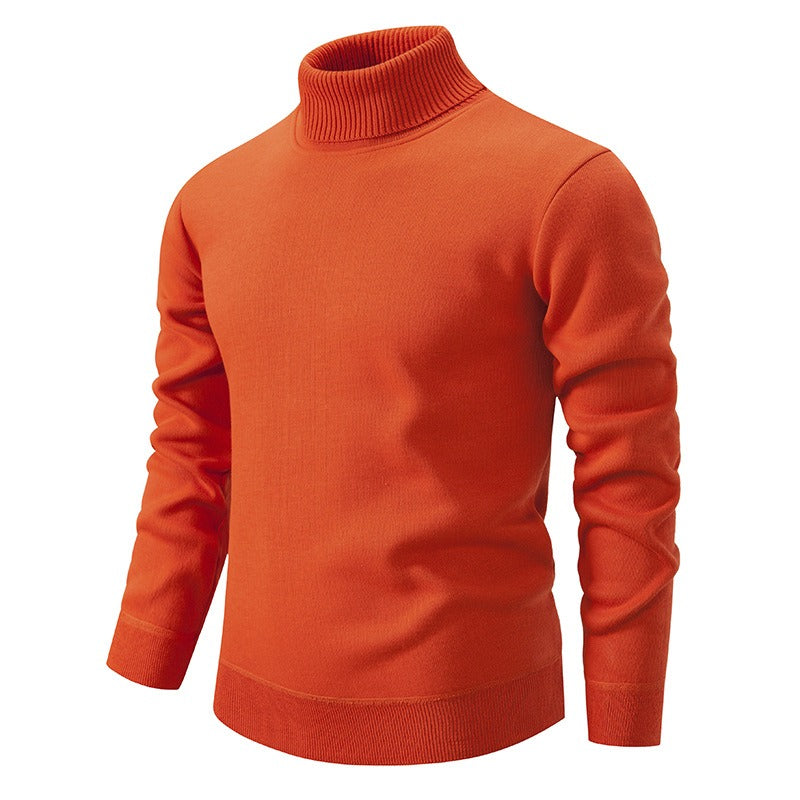 Jaxson: Slim-fit Velvet Rollneck Jumper