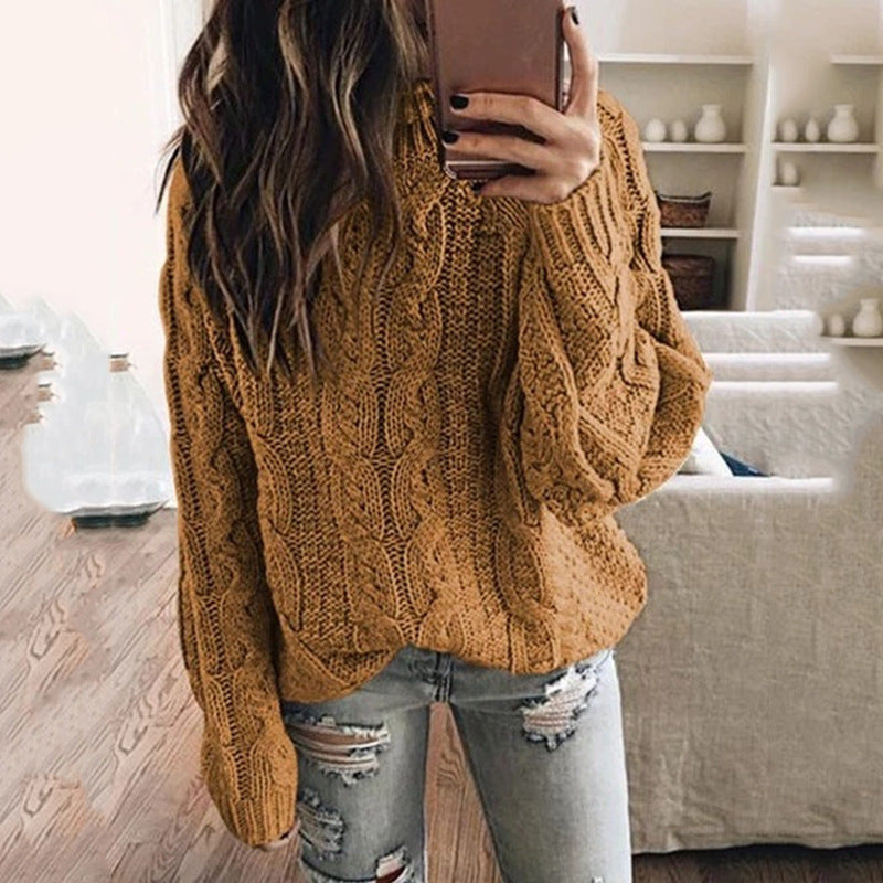 Damen Grobstrickpullover mit trendigem Zopfdesign Krohn-e