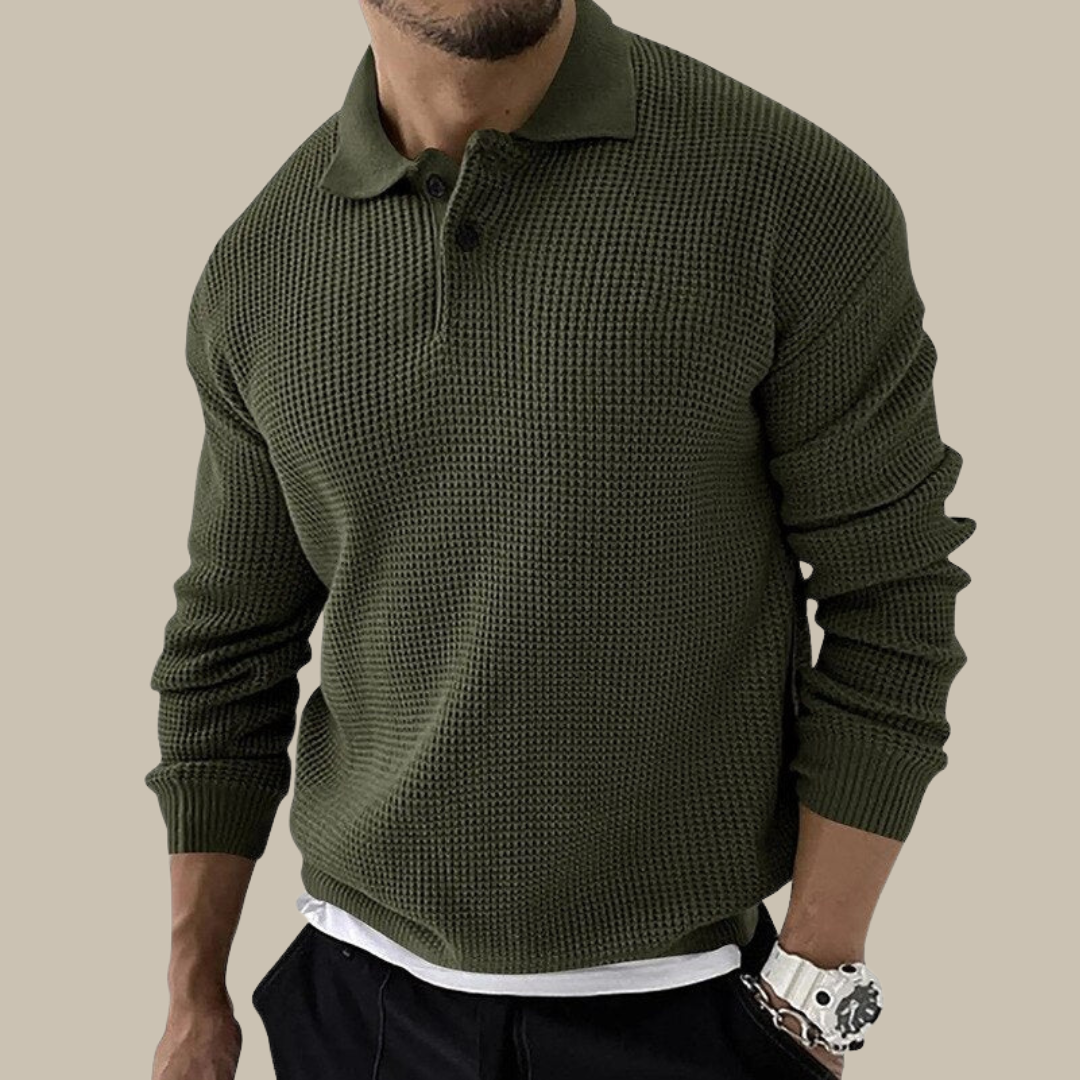 Structured Half-Zip Sweatshirt by Fudus