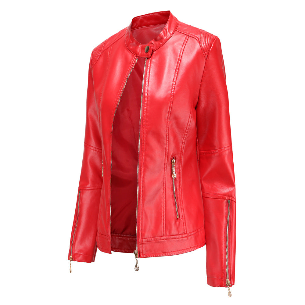 Damen modische Faux jacke mit minimalistischen Akzenten Krohn-e