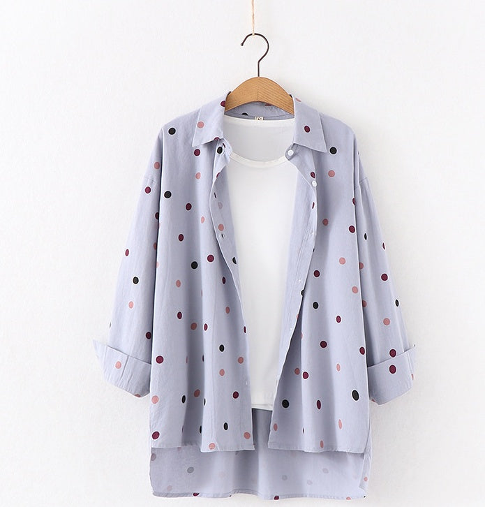 Polka Dot Bluse von Fudus