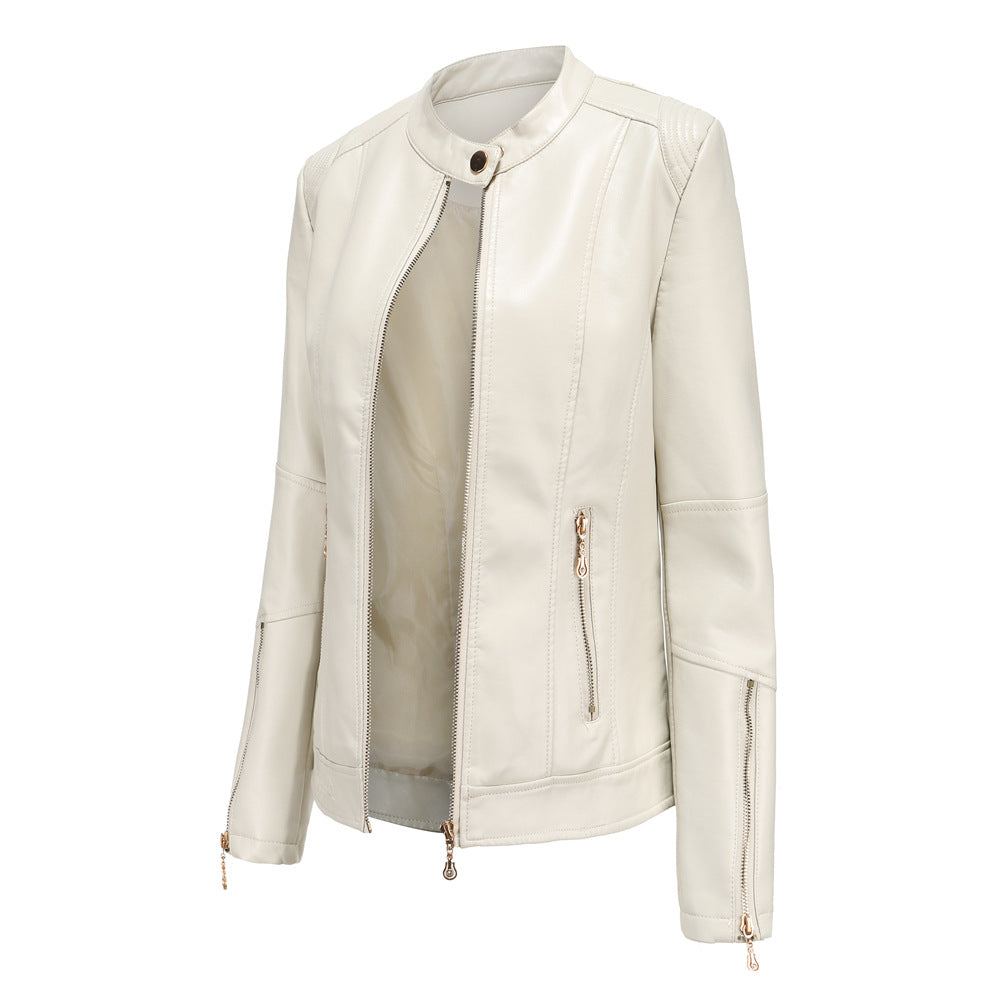 Damen modische Faux jacke mit minimalistischen Akzenten Krohn-e
