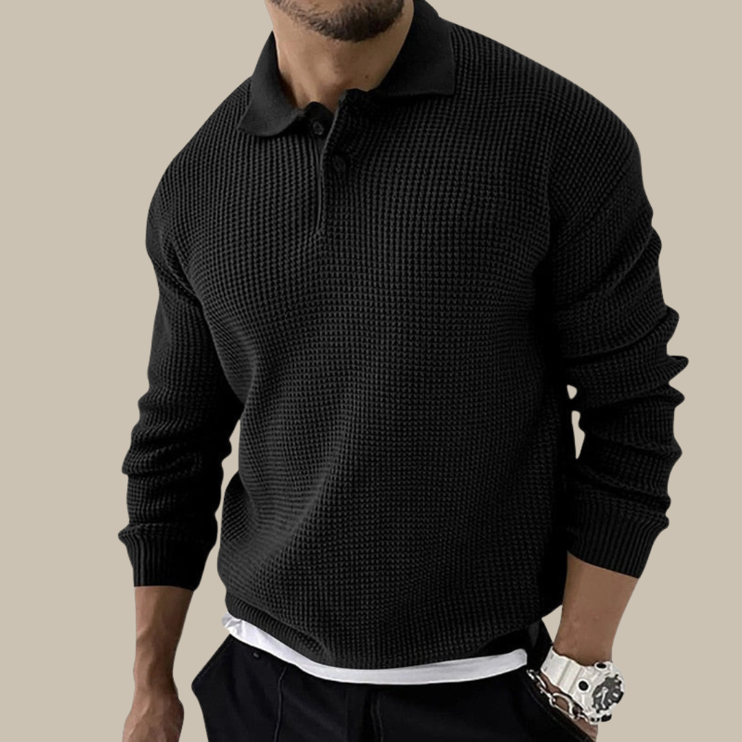 Structured Half-Zip Sweatshirt by Fudus