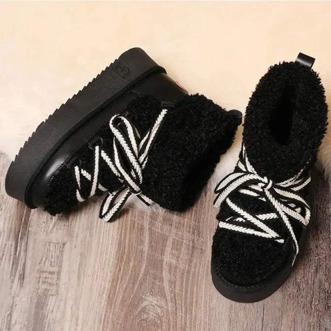 Olive Green Snow Boots