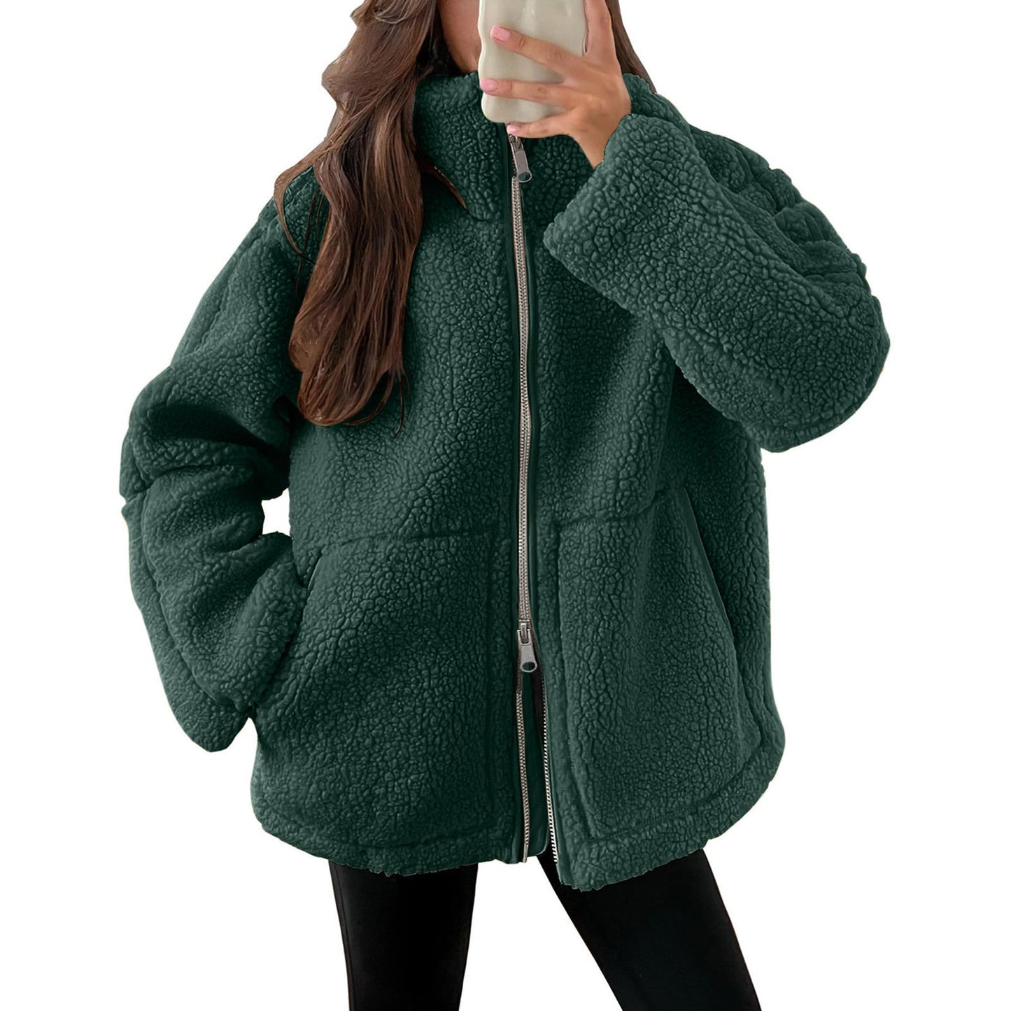 Krohn-e | Gemütliche Teddyjacke aus Wolle für Frauen