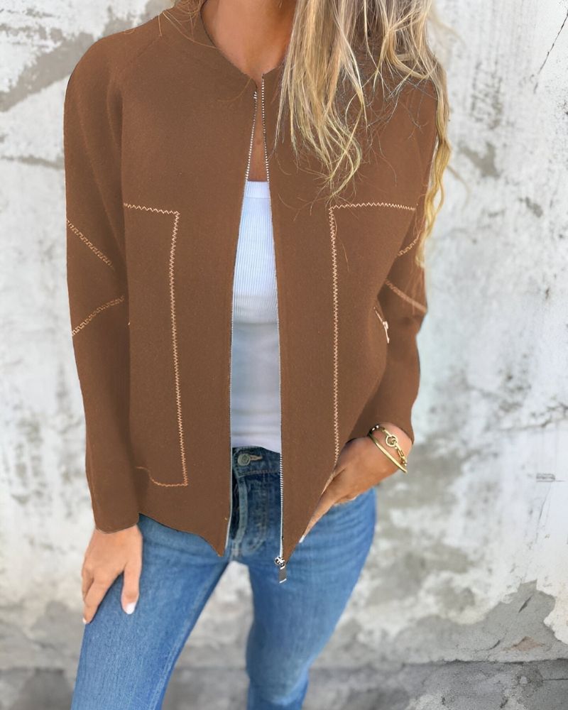 Krohn-e | Zip-Up Bomberjacke