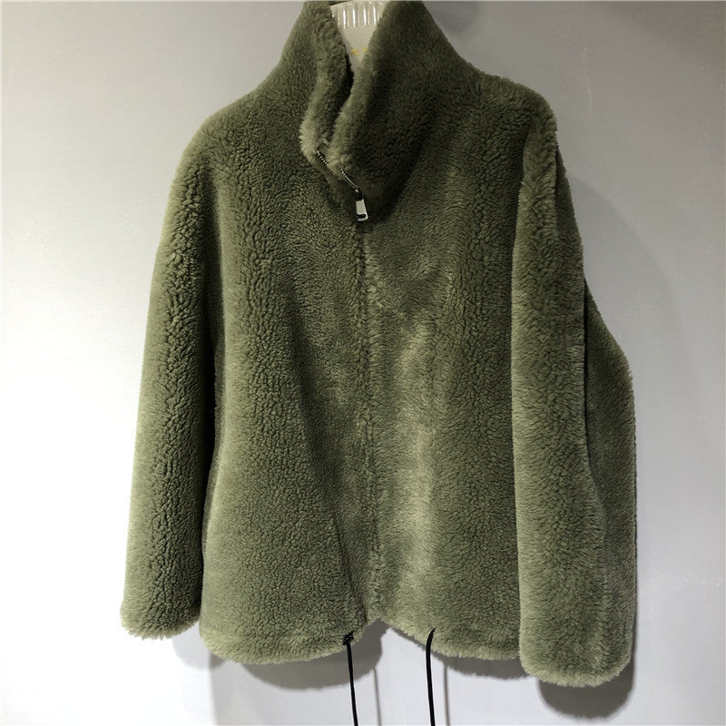 Damen gemütliche und kuschelige Fleecejacke mit hohem Kragen Krohn-e