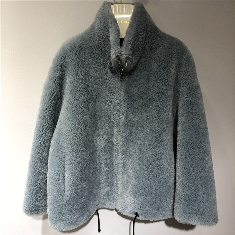 Damen gemütliche und kuschelige Fleecejacke mit hohem Kragen Krohn-e