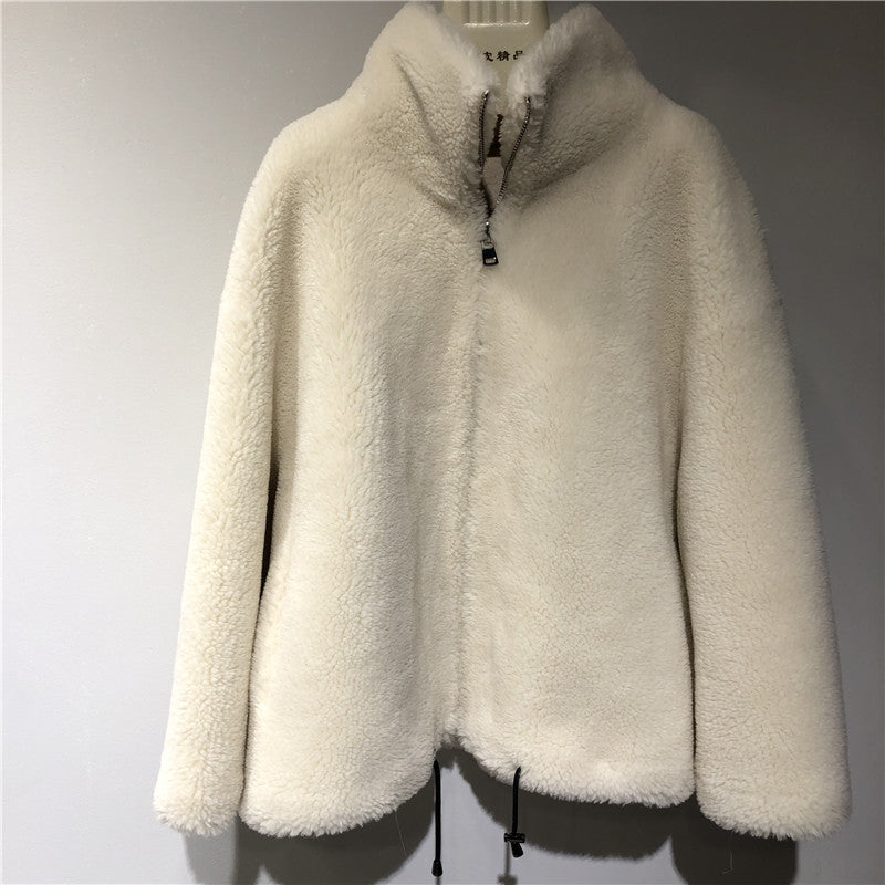 Damen gemütliche und kuschelige Fleecejacke mit hohem Kragen Krohn-e