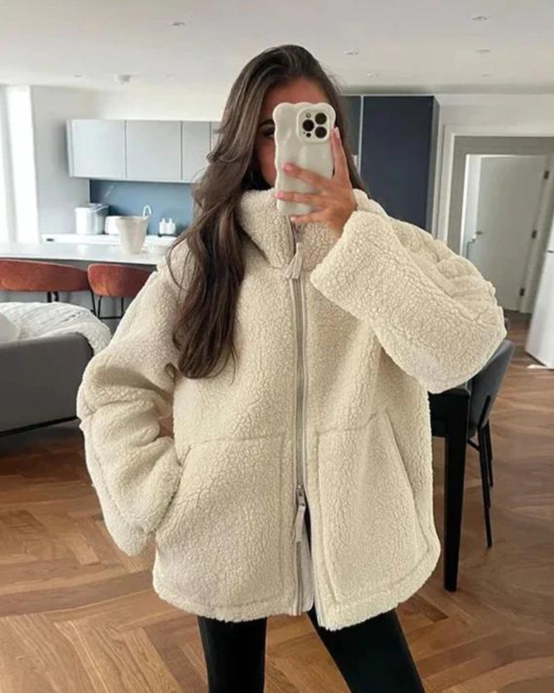Krohn-e | Warme Teddy Jacke