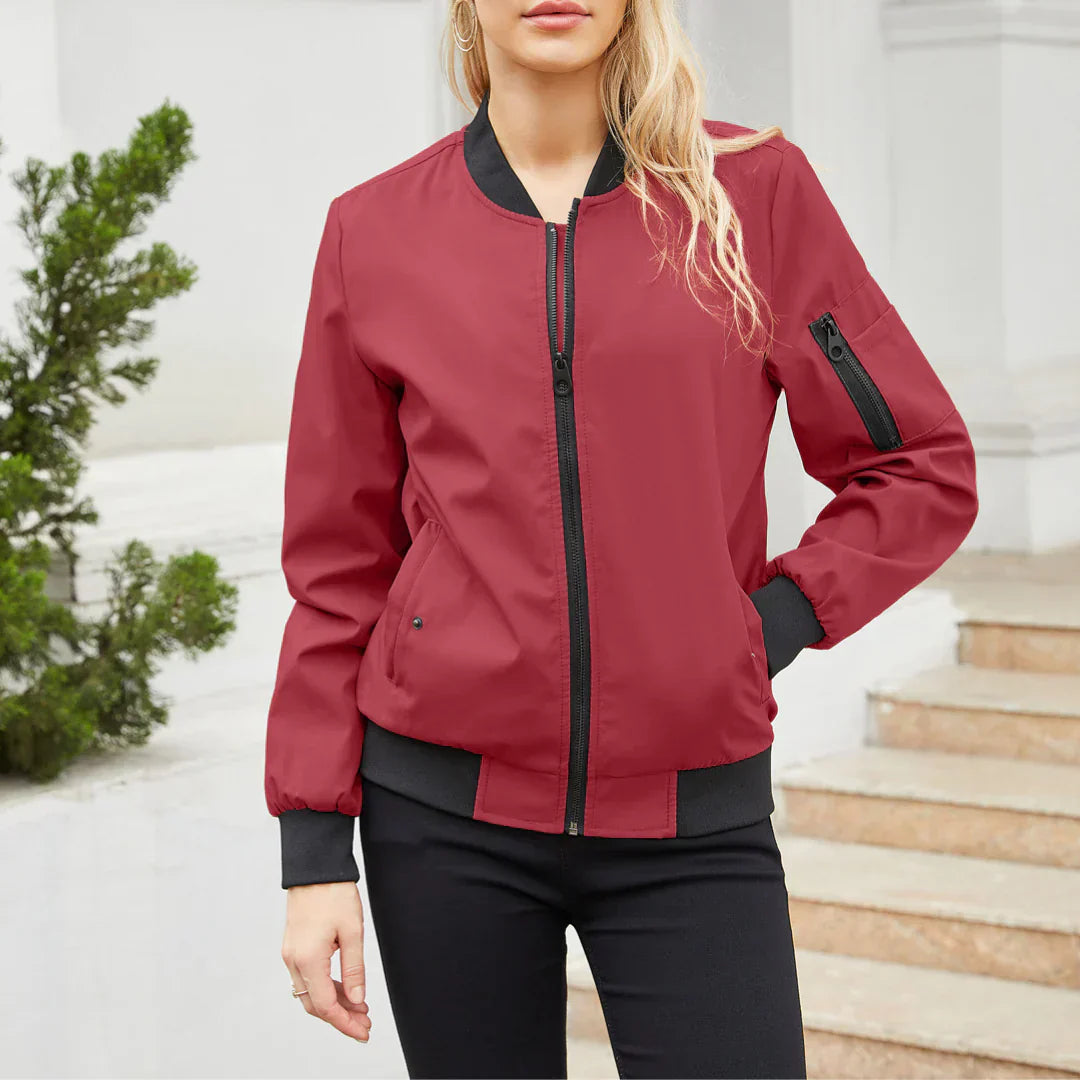 Avelena Damen Bomberjacke: lässiger Style