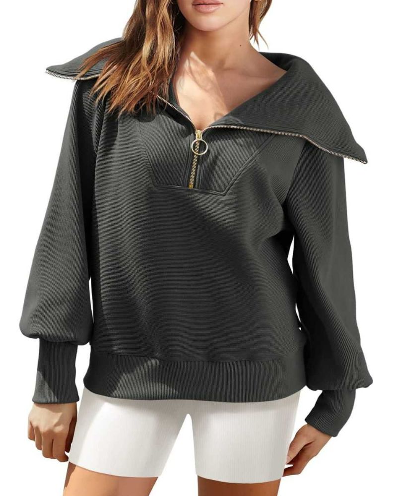Krohn-e | Halbreißverschluss Vielseitiger Pullover