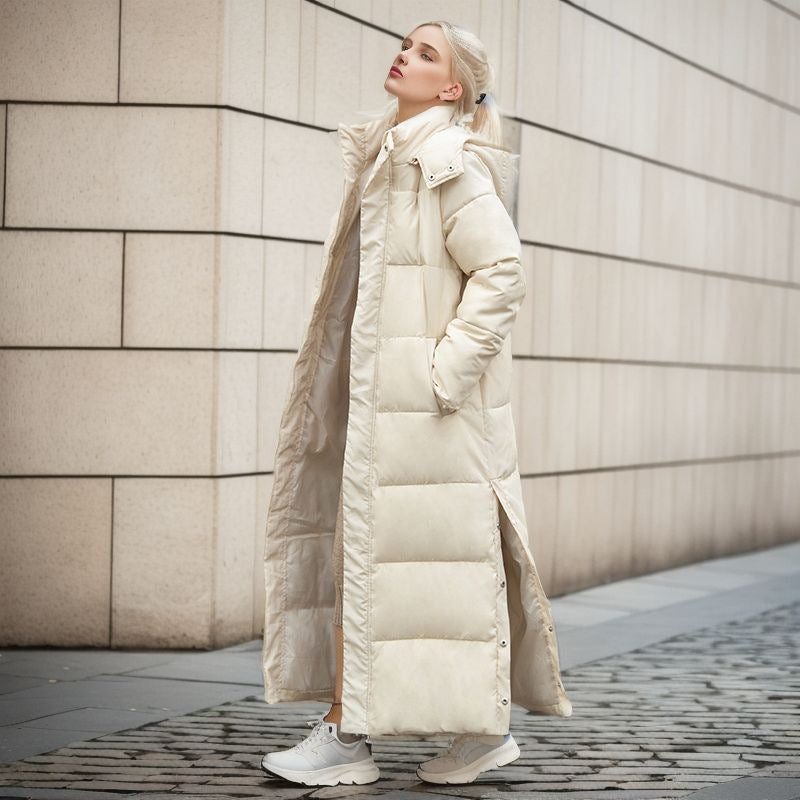 Krohn-e | Lange und stylische Daunenjacke für Frauen