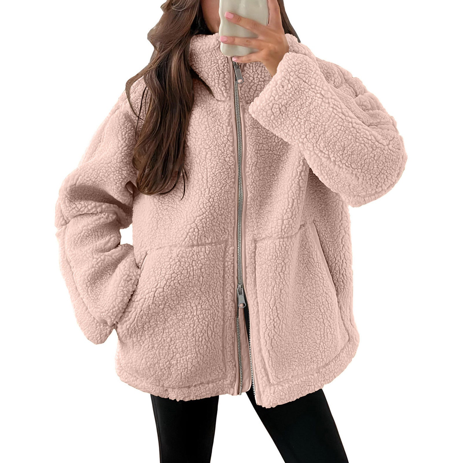 Krohn-e | Gemütliche Teddyjacke aus Wolle für Frauen