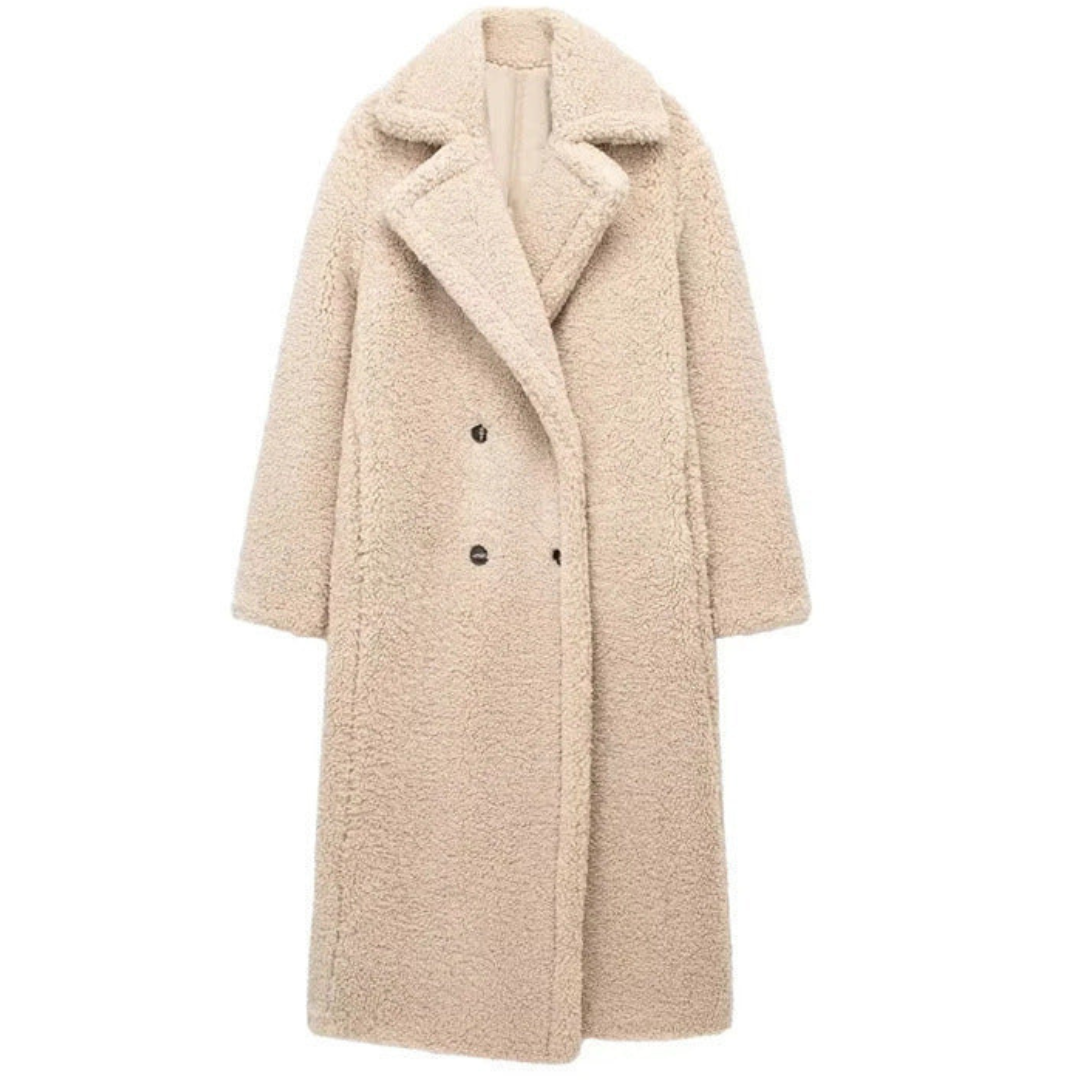 Krohn-e | Damen Lange Winter Trench Mantel - Warme
