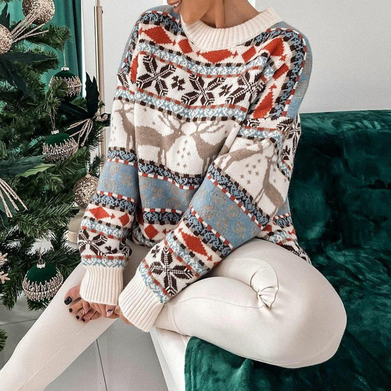 Krohn-e | Rollkragenpullover für Frauen Weihnachten