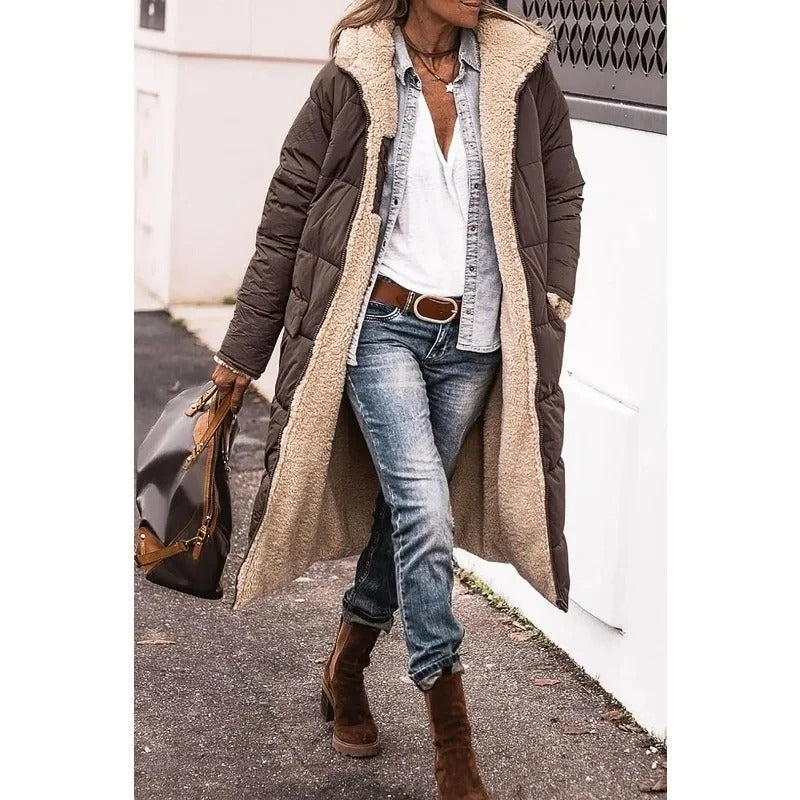 Krohn-e | Warme Damen Winterjacke mit Weicher Fütterung