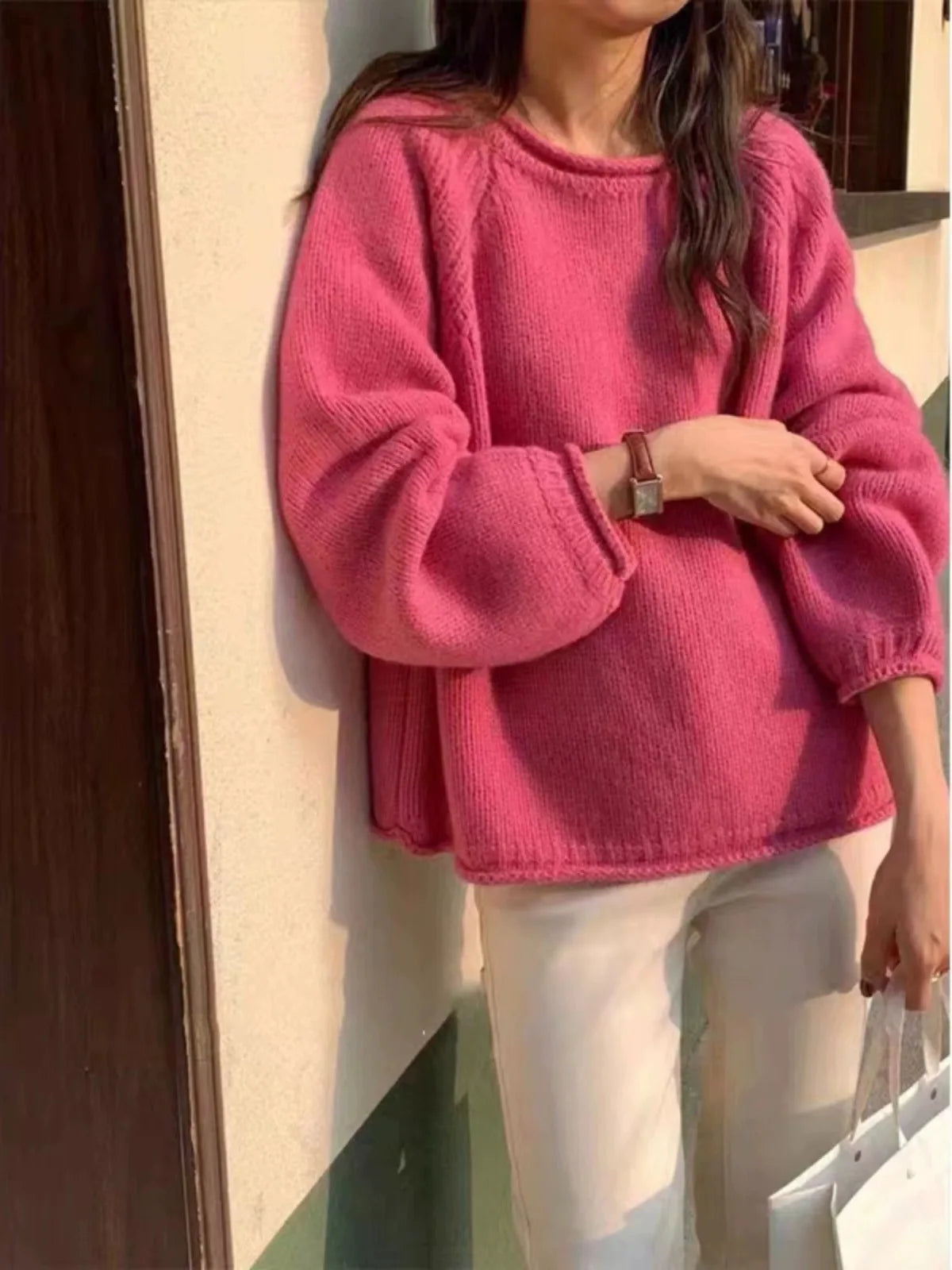 Krohn-e | Übergroßer Strickpullover für lässigen Komfort