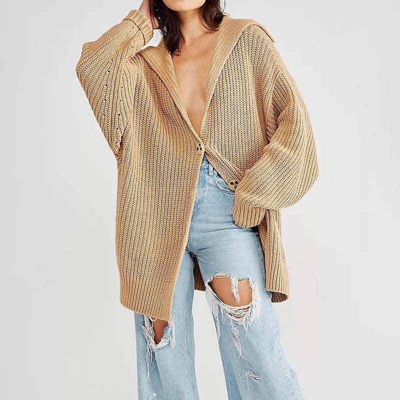 Krohn-e | Strickjacke Acryl Weich, Bequem