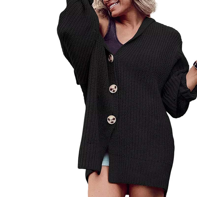 Krohn-e | Weiche Strick-Strickjacke für Komfort