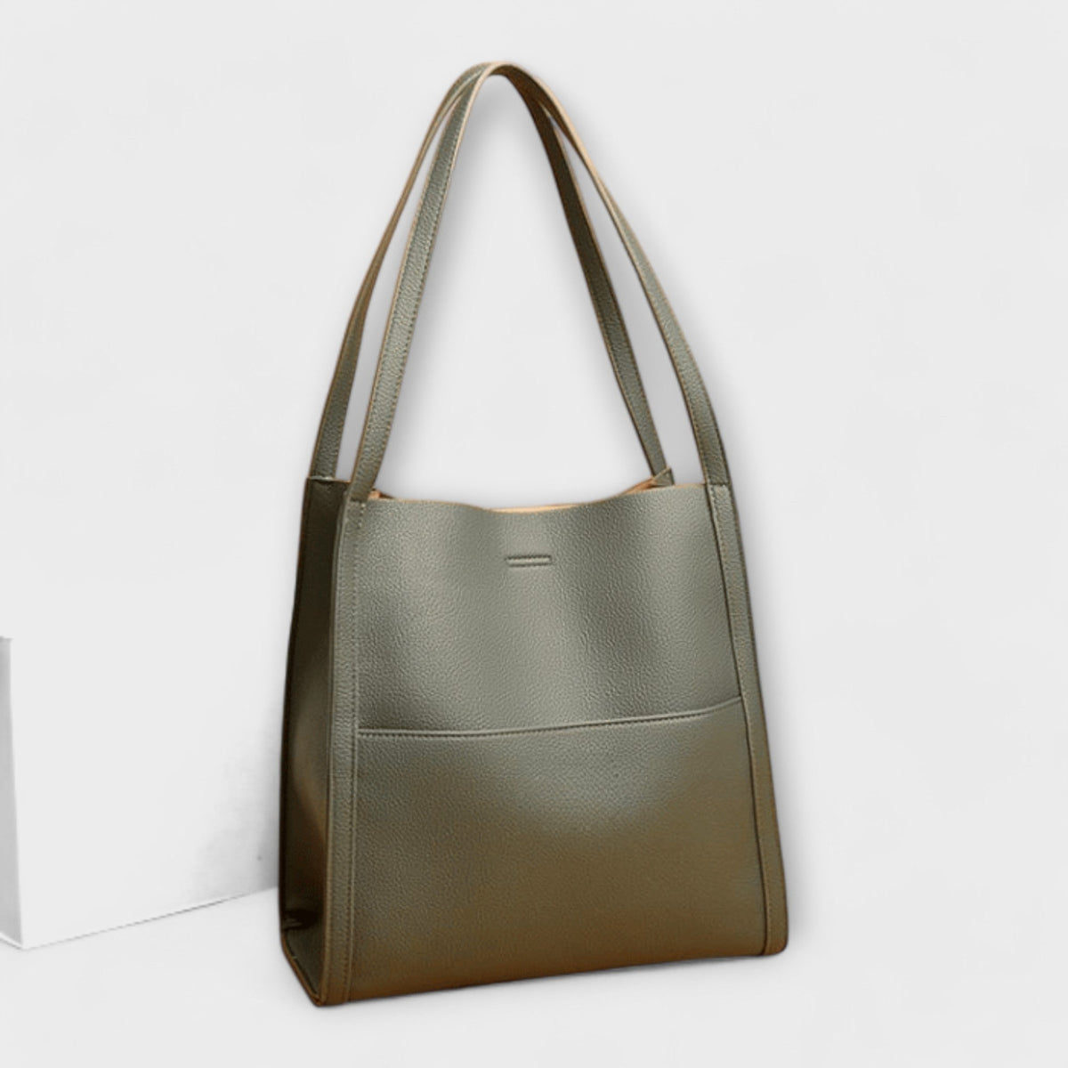 KROHN-E Damen Strukturierte Handtasche Geräumig Robustes Design