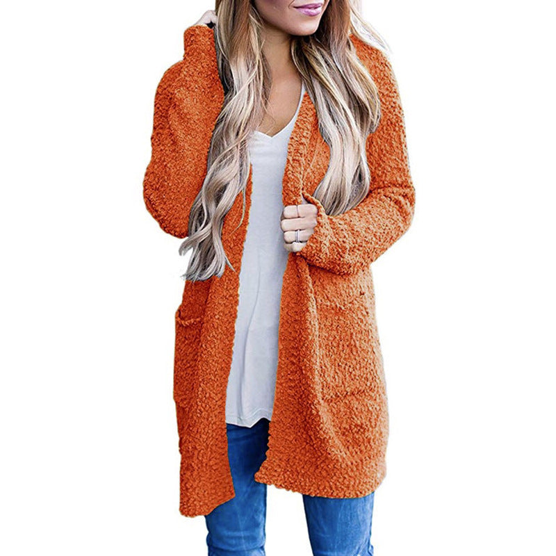 Damen Kuscheliger Strickmantel Krohn-e