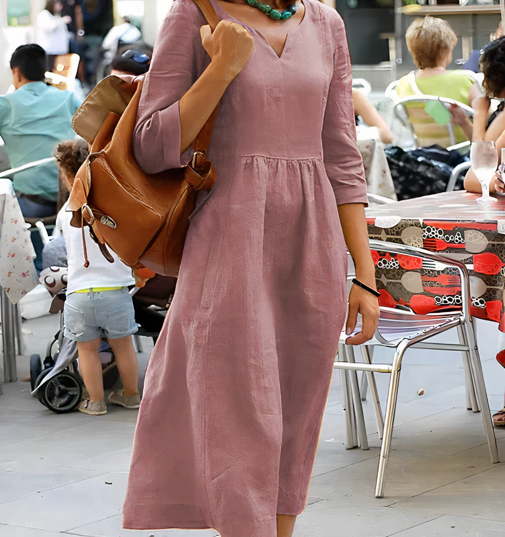 Baumwoll-Sommerkleid Isbel