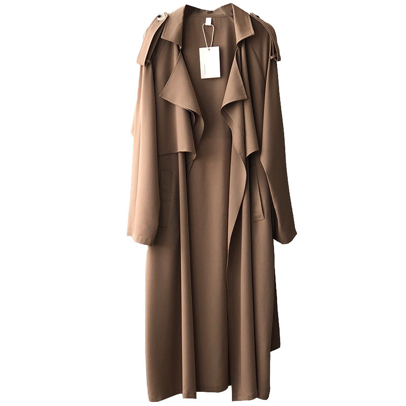 Winterlicher Damen Trenchcoat im Retro-Baggy-Stil - Maria