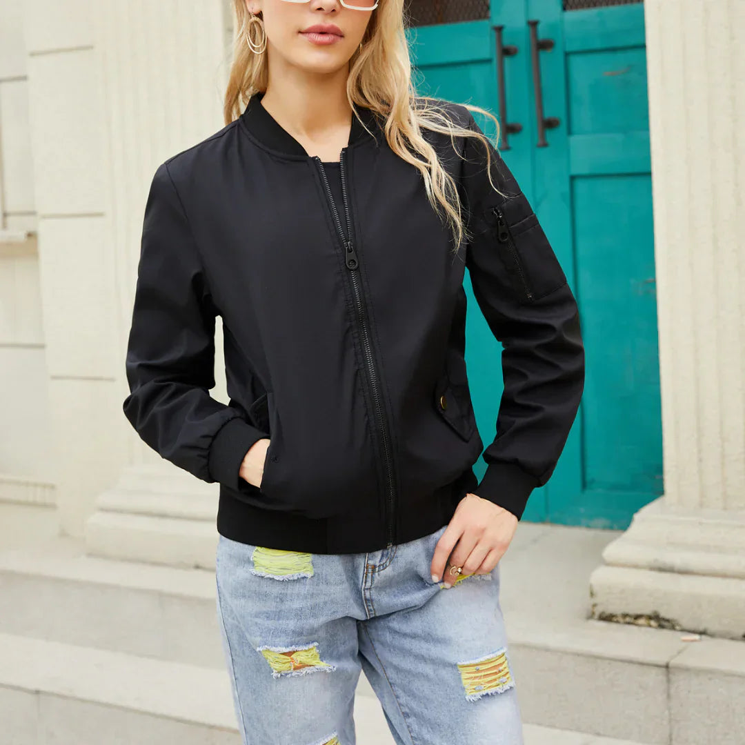 Avelena Damen Bomberjacke: lässiger Style