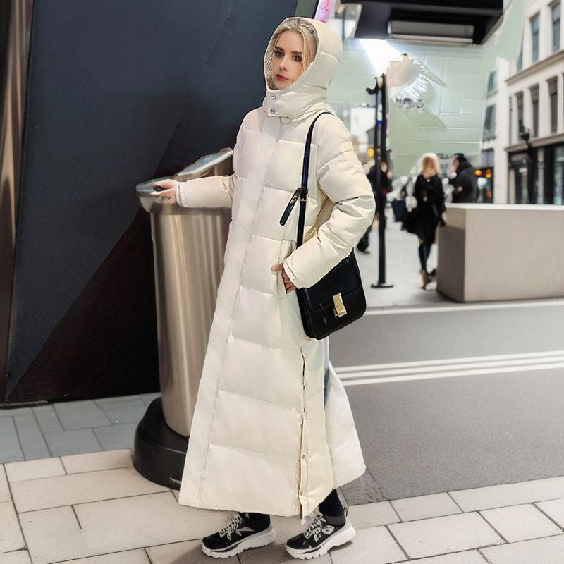 Krohn-e | Warme Gefütterte Damen Pufferjacke mit Kapuze