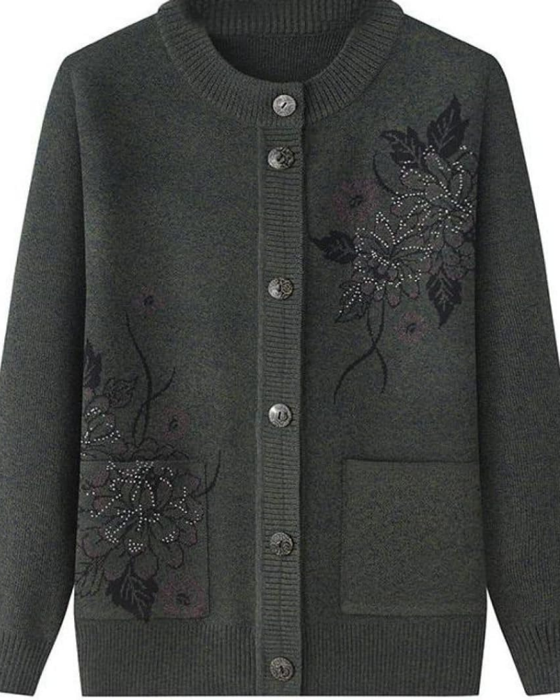 Krohn-e | Floral Charm Strickjacke