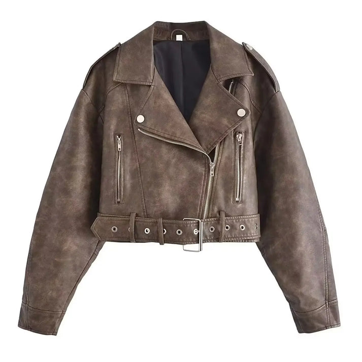 Krohn-e | Retro - Lederjacke für Damen