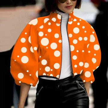 Jacke mit Reißverschluss von Quisia – bedruckt