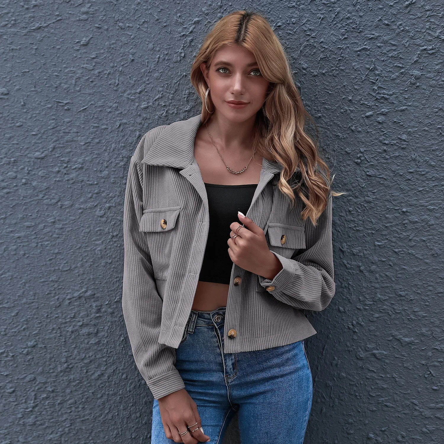 Krohn-e | Lässige Cordjacke