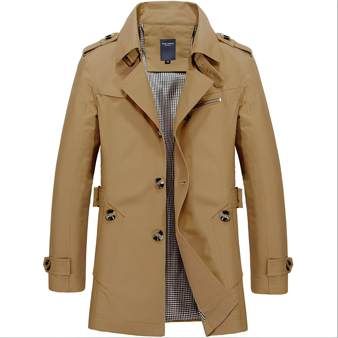 Krohn-e | Lässige Mid-Länge Windjacke für Männer