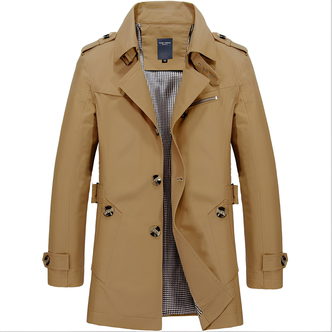 Krohn-e | Eleganter Windbreaker Trenchcoat für Männer