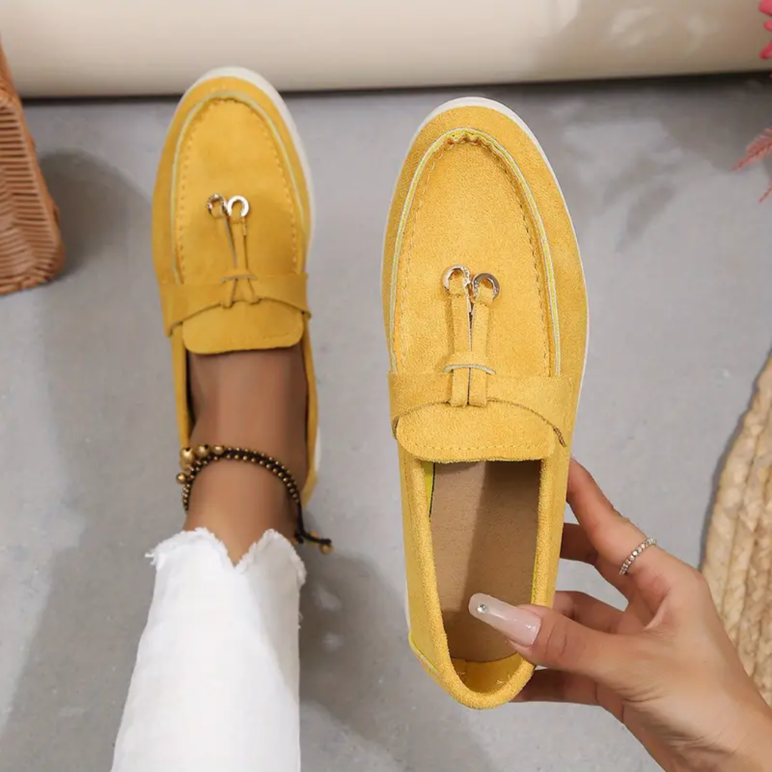 Lia: Elegante Plüsch-Loafer