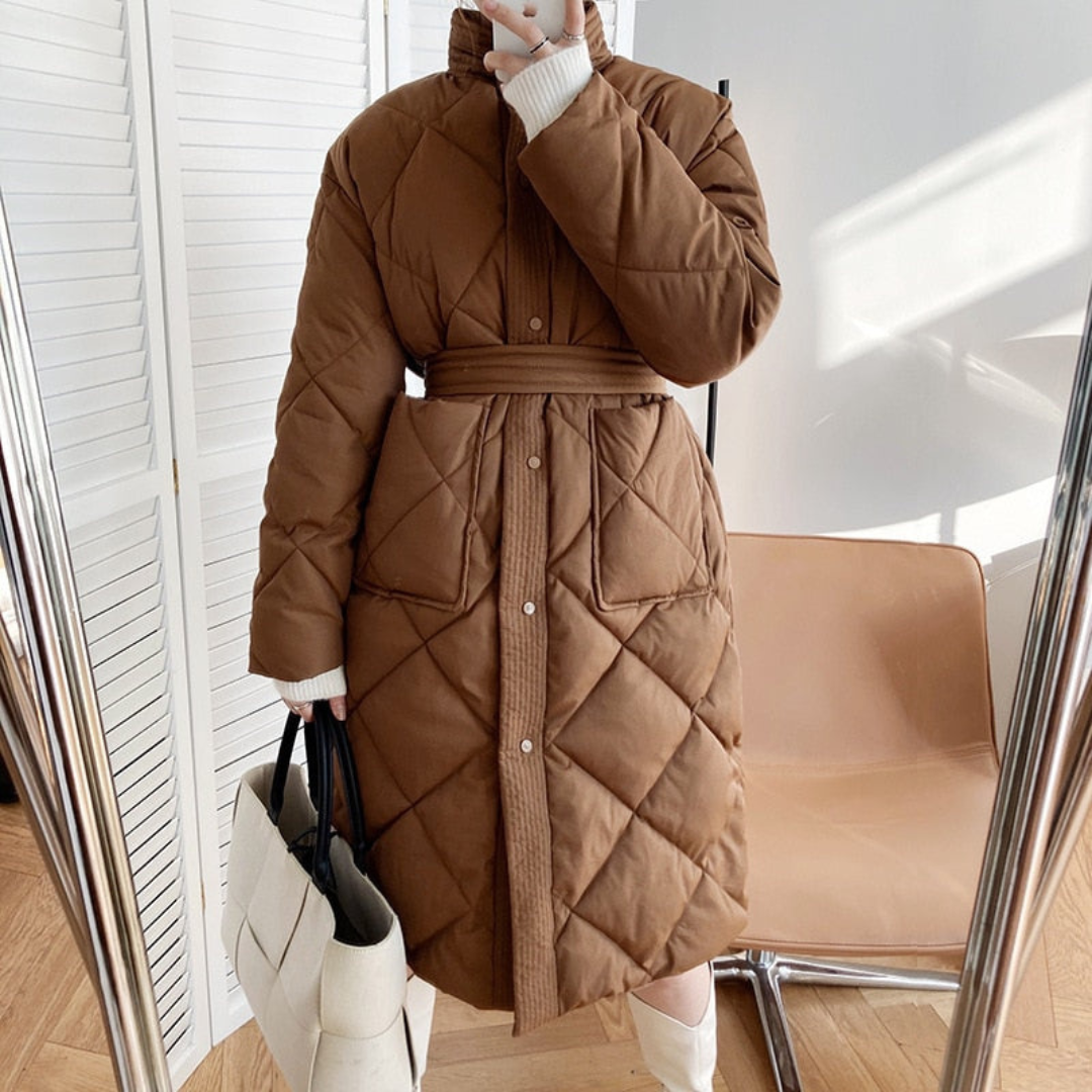 Krohn-e | Winter Steppmantel für Frauen Warm