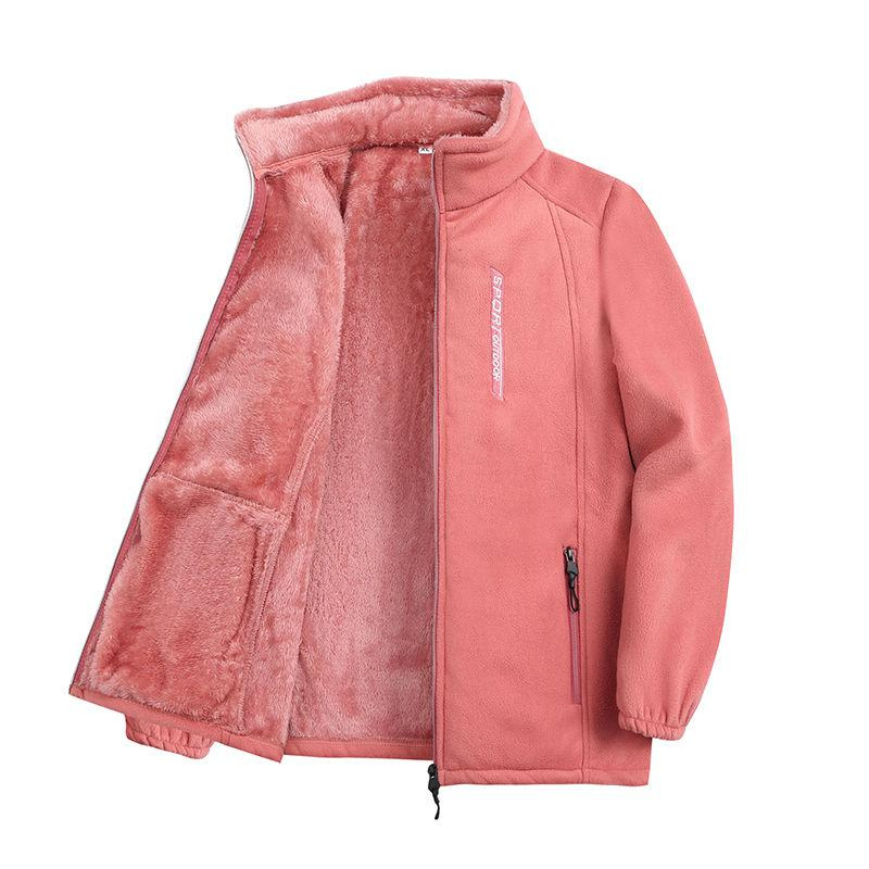 Kondra Damen Fleecejacke mit Reißverschluss, ideal für Outdoor-Aktivitäten