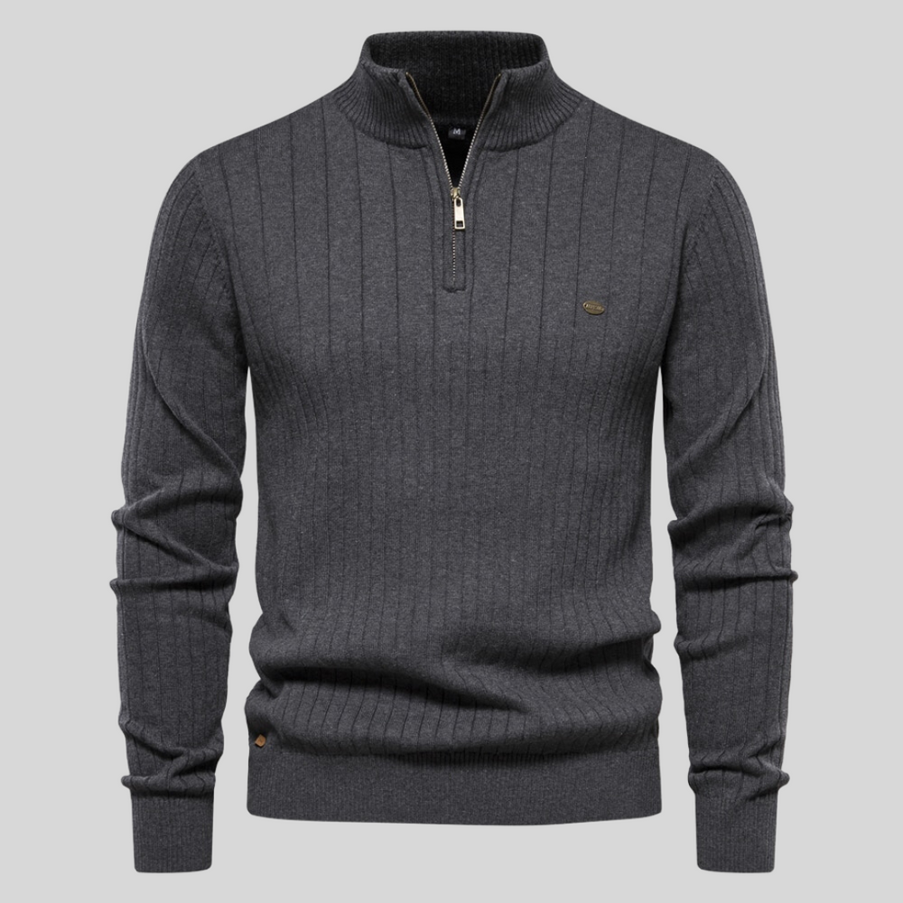 Uilani: Weiche, warme Rippstrickjacke