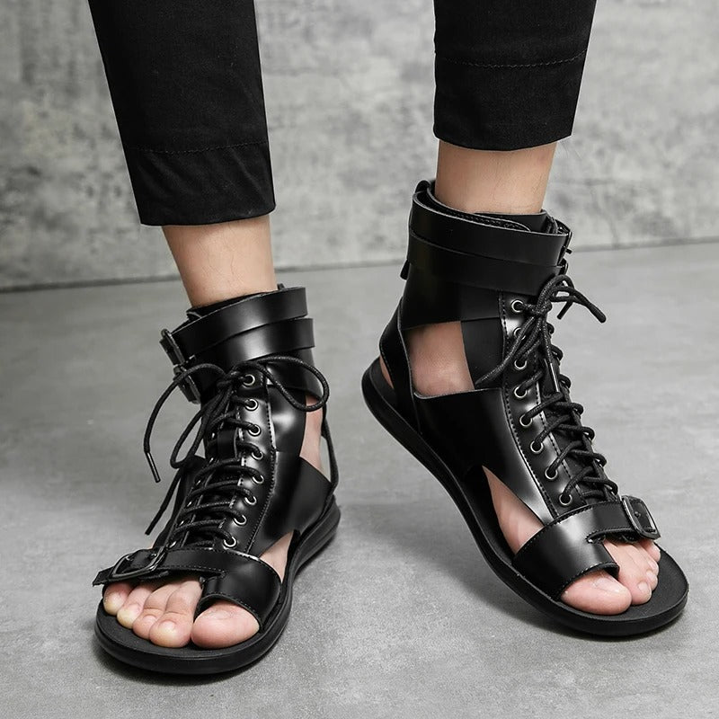 Herrensandalen im Retro-Design mit modernem Tragekomfort für alle Gelegenheiten