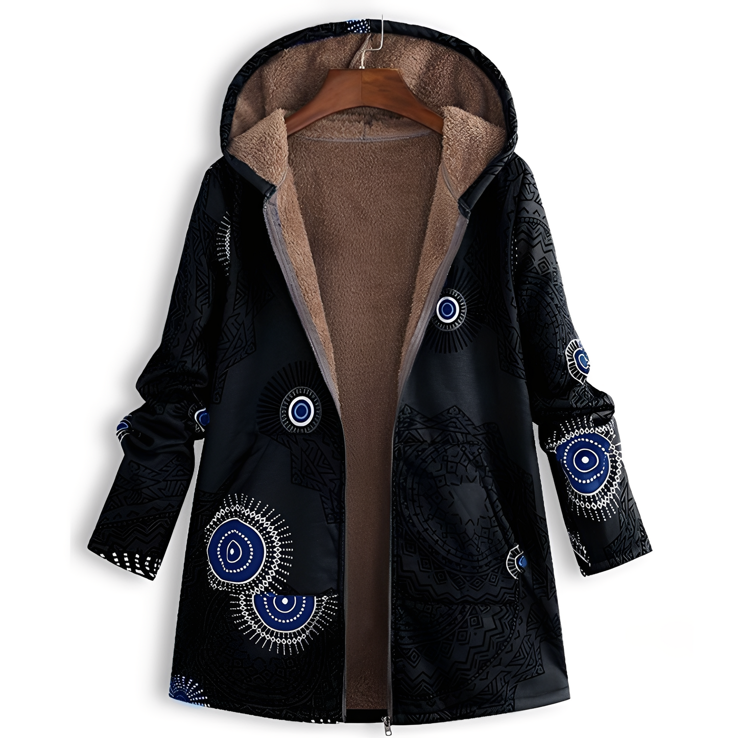 Krohn-e | Vintage-Jacke mit Muster für Damen