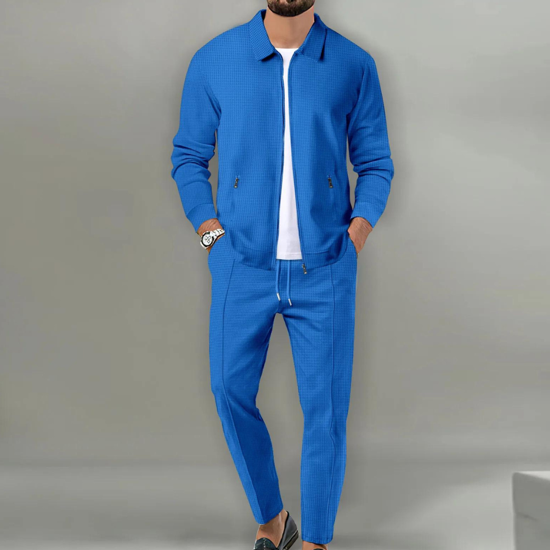 Stylish Two-Piece Suit for Men: Jacket and Trousers