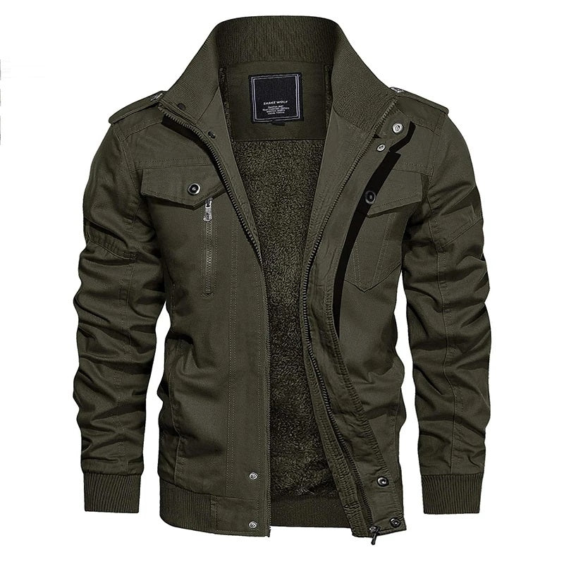 Krohn-e | Moderner und Trendiger Bomber mit Weichem Futter für Männer Perfekt für Den Alltag