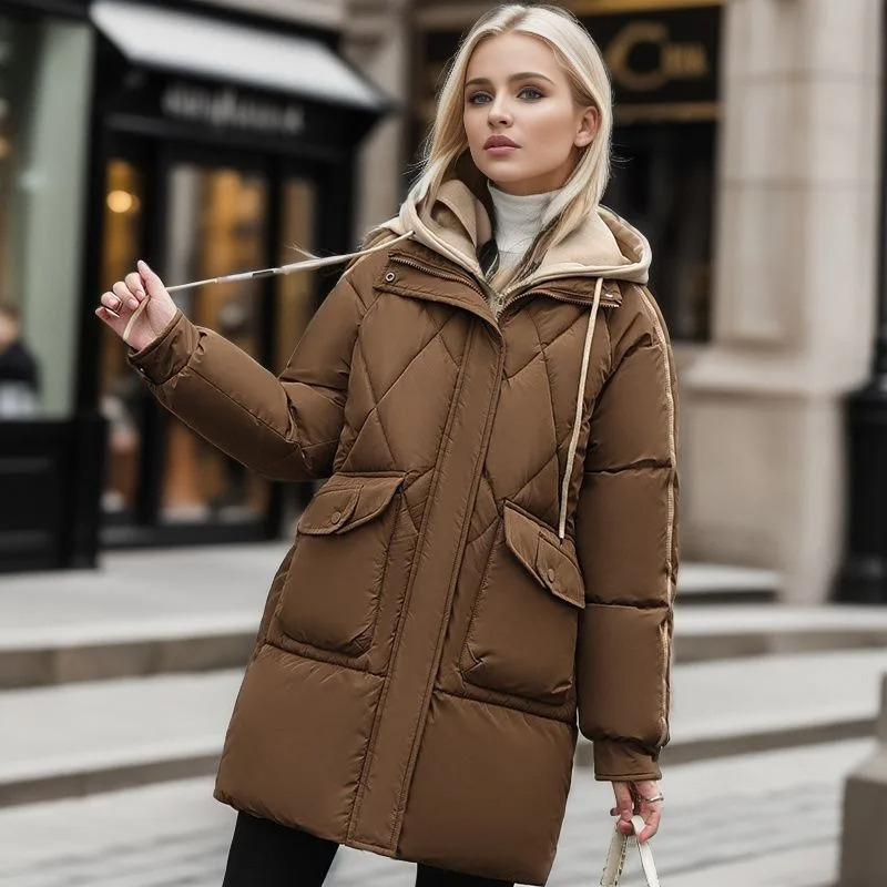 Krohn-e | Steppmantel Stil und Wärme