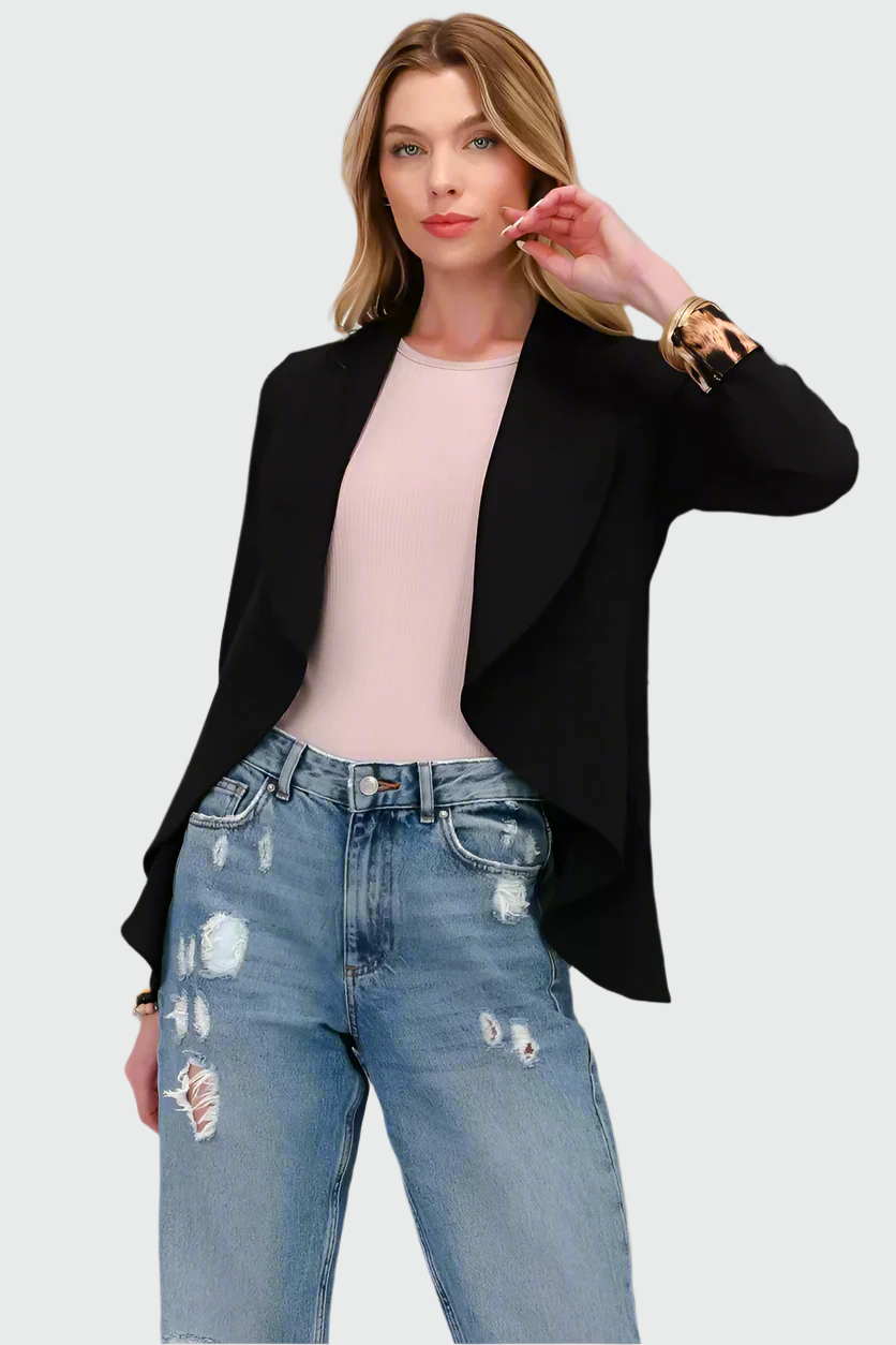 Krohn-e | Freizeit Blazer mit Pantherdetail